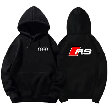 Audi Car Performance Car Department Modified Culture RS Peripheral Casual Men and Women Pullover Hoodie Sweater