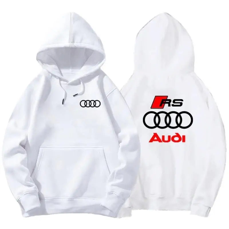 Audi Car Performance Car Department Modified Culture RS Peripheral Casual Men and Women Pullover Hoodie Sweater