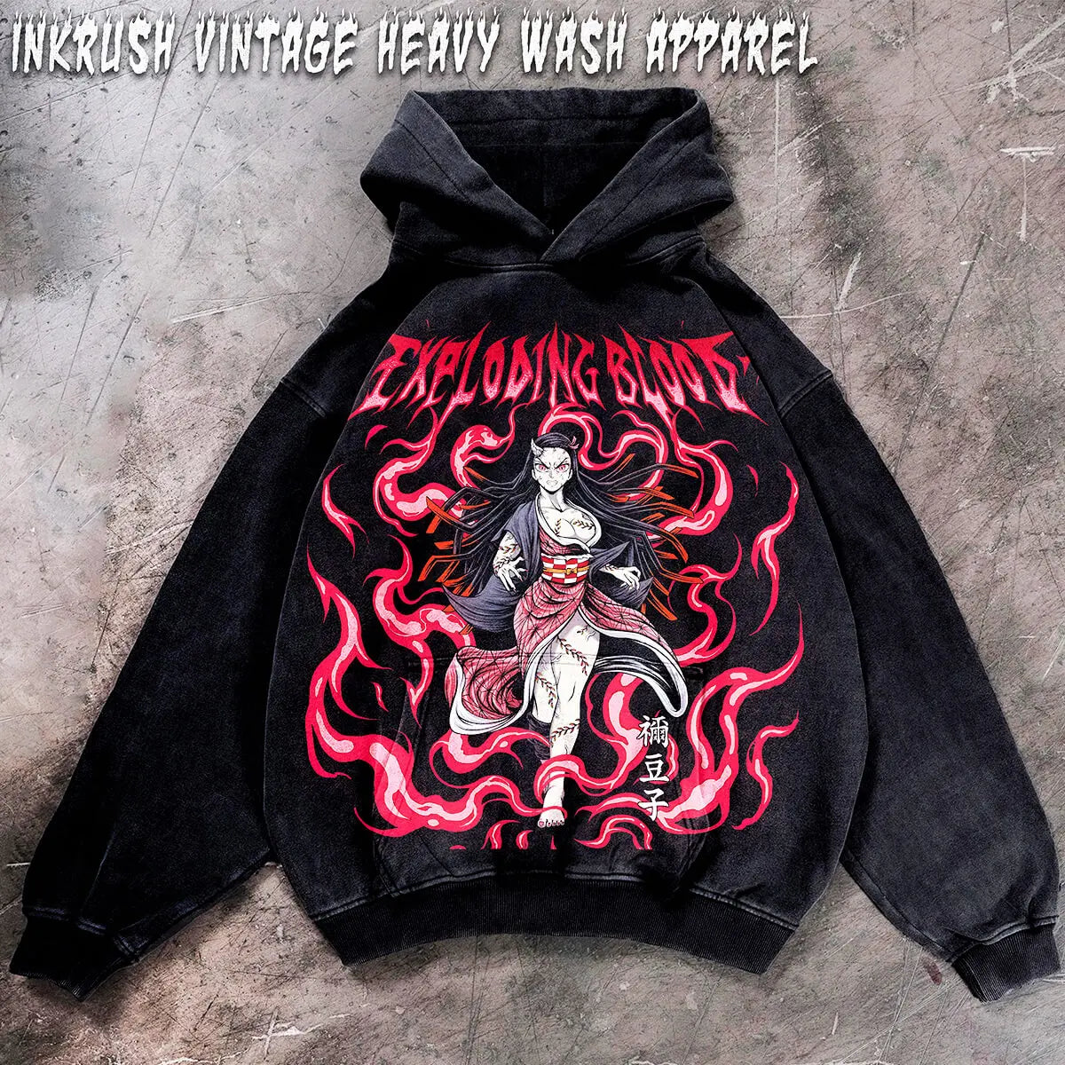 Washed Technique Hoodie